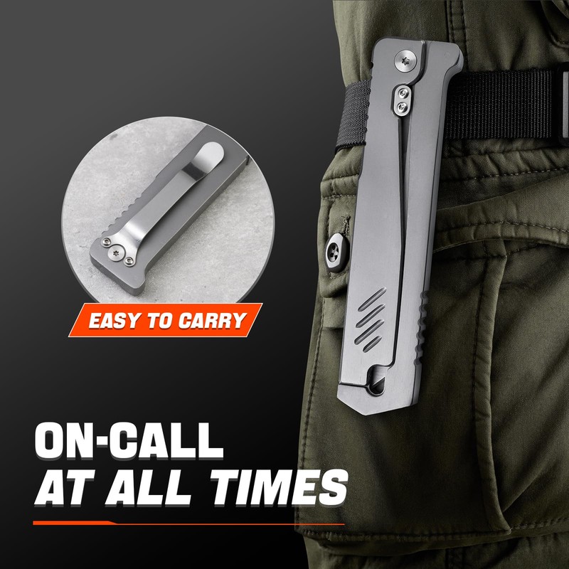 XXV Cuchillo de bolsillo para hombre, cuchillo plegable, cuchillo de