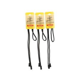 Peeper Keepers Eyeglass Supercord Retainer, Black, 3 Pack