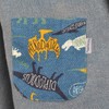 Kusuguru Japan KSM204-01 Dinosaur Pattern Kids Smock Blue 39.4 inches