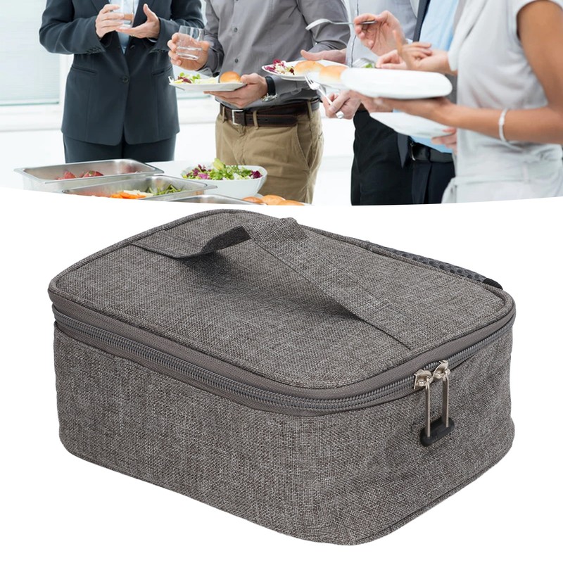 USB Heating Lunch Box Bag Waterproof Oxford Cloth Food Heated