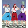 VillbeCoser 10Pcs Sock Hop Outfits Costume Women, 1950s Poodle Skirts,