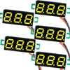(5 Pack) JacobsParts DC 2.4-30V 2-Wire Voltmeter 3-Digit LED Display