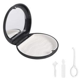 JCUGSBS Braces Box, Denture Container, Dental Splint Box, Denture Box, Braces Box, Clamp Box, Box for Dentures, Prosthesis Box, Prosthetic Container, Denture Box, Black