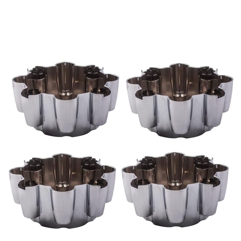 4Pcs 8 Lug Wheel Center Hub Caps Rim Dust Covers