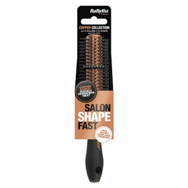 BaByliss Copper Small Nylon Pins Barrel Brush, Black