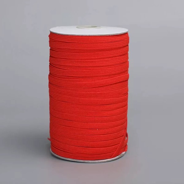 Party Ears 180 Yards Elastic 1/4” 6 mm Red For