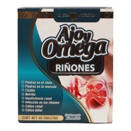 Ajo Y Omega Riñones Vesícula Suplemento Naturista 60 Tabs