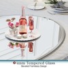 Frameless Oval Mirror, 20x30 Inch Beveled Bathroom Mirrors for Over