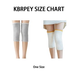 QKEPCY Knee Warmers for Women Non-Slip Winter Warm Thermal Knee Sleeves Elastic Knee Pads Leg Warmer Knee Warmer Thermal Knee Compression Sleeves for Football Dance Yoga Sports, gray