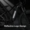 INLETTER 2-in-1 Waterproof E-Bike Battery Cover with Removable Heating Pad