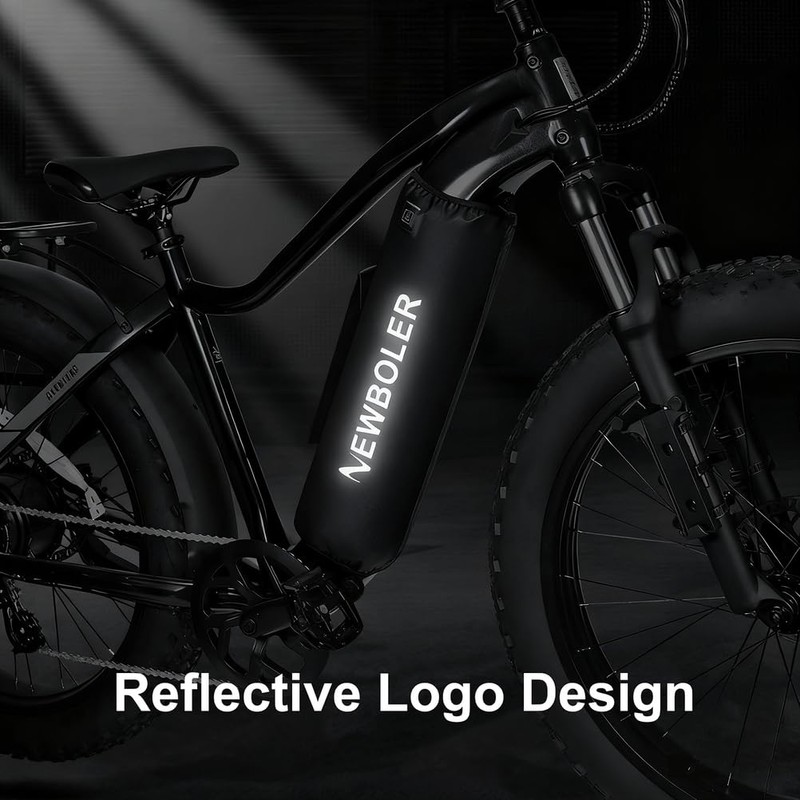 INLETTER 2-in-1 Waterproof E-Bike Battery Cover with Removable Heating Pad