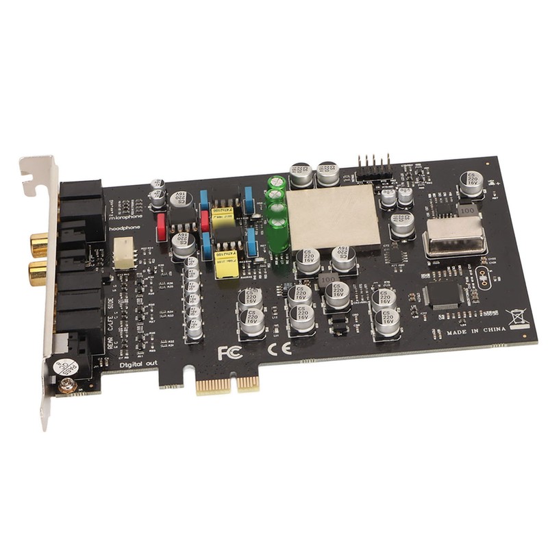 PCIe Sound Card CM8828 7.1CH TCXO PCIe PC Sound Card