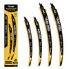 TOLESA 12&15in. Japanese Teeth Reciprocating Saw Blade, Arc Edge Wood