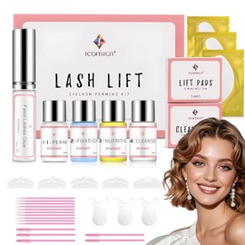 kit de Permanente de Pestañas, Lifting de Pestañas Kit, Adecuado para Salones de Belleza Profesionales y Bricolaje Doméstico, Regalos de San Valentín 