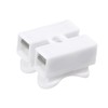 iplusmile 150 Pcs Spring Wire Connectors Gutter End Caps Lamp