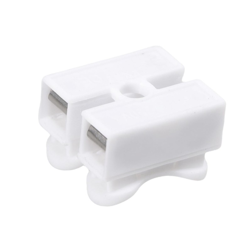 iplusmile 150 Pcs Spring Wire Connectors Gutter End Caps Lamp