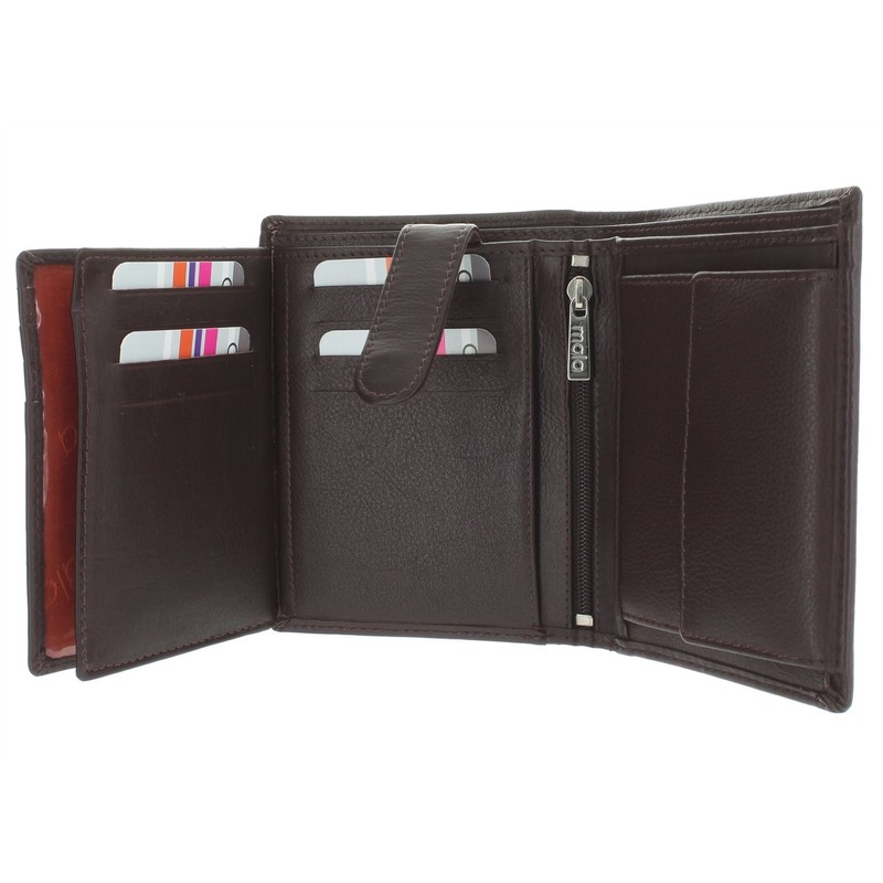 Mala Leather Origin Collection Leather Bi-Fold Wallet with RFID Protection