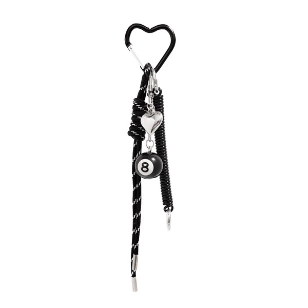 Charm Keychain 8 Ball Dice Bag Purse Charms Cute Backpack