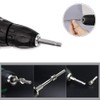 Mesee 10 Pieces 50mm Inner Hex Head Magnetic Screwdriver Bits,