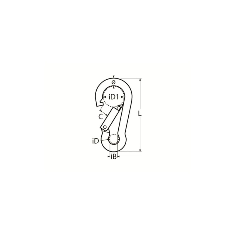 316 STAINLESS STEEL SPRING SNAP HOOK