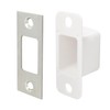Nuk3y Deadbolt Strike 1-1/8" x 2-3/4" with Dustbox - Stainless