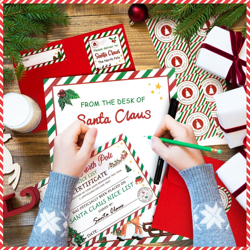 COCHIE Letter to Santa Kit, Letters from Santa, Christmas Writing