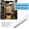 Plastic Shelf Divider- 2. 3 H x 7. 8 L