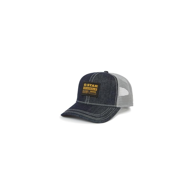 G-Star Men's Embro Baseball Trucker Cap, Blue (raw Denim D21247-E023-001),
