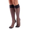 LORES Pop Socks Ladies Knee-highs Breathable with Massage Sole Pressure-Free