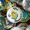 Stylish Kutani Ware Dish, Specialty, Bean Plate, Old Kutani Color