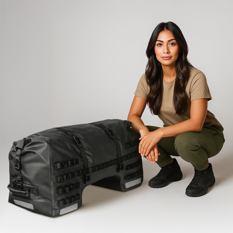 ZIEGER Schnorr TB70 Water Resistant Motorcycle Tail Bag 70L Luggage