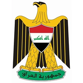 Car Sticker "Iraq Coat of Arms" Contour Cut Approx. 11 x 7 cm