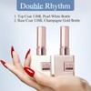 Double Rhythm 2 Pcs 15ML No Wipe Gel Top Coat