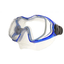 Aquatic Galeo Tauchermaske Schnorchelmaske Taucherbrille Tauchsport, Modell:Galeo/blau
