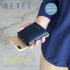 Revel ENOUGH R602 Mini Bifold Wallet, Compact, Genuine Leather, Oil