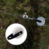 Nylon Clothesline Pulley 2 inch Diameter Nylon Pulley Outdoor Puller