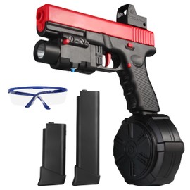 Gel Blaster,JM-X2 Gel Electric Toys with Goggles and Drum,Christmas Easter Outdoor Games and Backyard Fun for Ages 14 years old and up and Adults