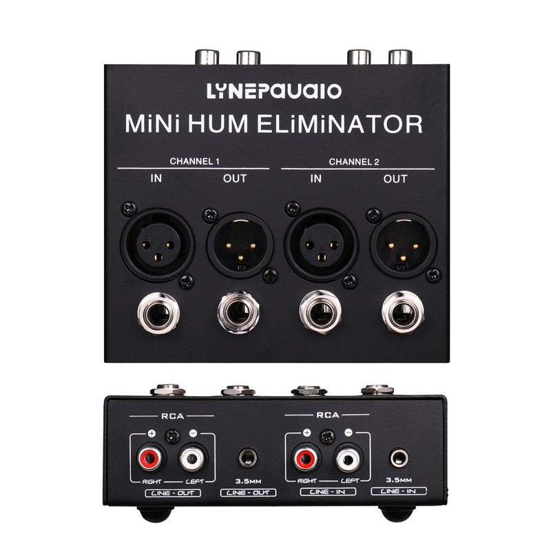 LYNEPAUAIO Compact Hum Eliminator Box 4 Channel Passive Buzz Destroyer