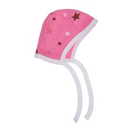 Pack of 3 Baby Hats All Seasons Infant Newborn Toddler Cute Earflap Hat for Boys Girls, Soft Warm Cotton Knit Hats, Bucket Hats with Protection Unisex (as8, age, 9_months, 12_months, White and Pink)