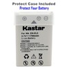 Kastar 4 Pack EN-EL5 Battery and Triple Charger Compatible with