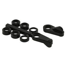 Prime-Line L 5930 Universal Screen Clips Fits Flush to 7/16 In. Diecast Black Painted (4 Pack)
