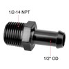 EVIL ENERGY 1/2" NPT Male to 1/2" Barb Fitting Adapter