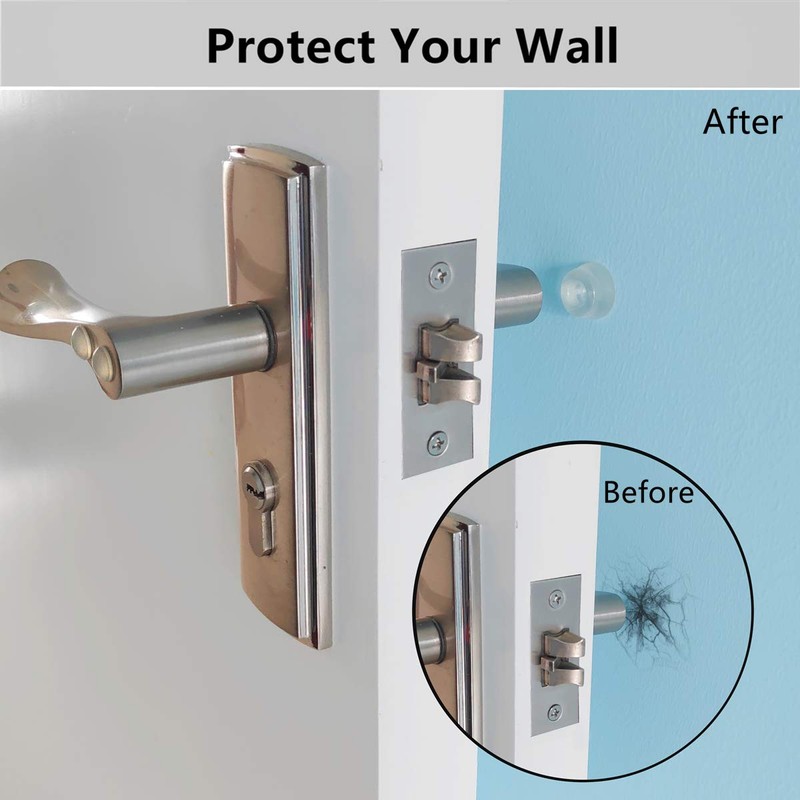 Wall Protectors from Door Knobs 12PCS, Door Knob Wall Protector,