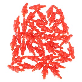 Snowman for Crafts, 100pcs Mini Snowman Carrot for Christmas DIY Crafts Snowman Making Supplies
