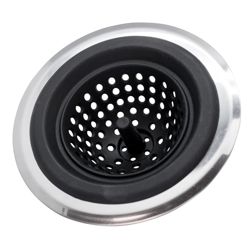 Nerthus FIH 913 Flexible Sink Filter, Black/White