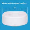 Carex E-Z Lock Toilet Seat and Safety Frame Combo Pack,