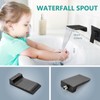 Aolemi Wall Mount Bathroom Faucet Waterfall Tub Filler, Single Handle