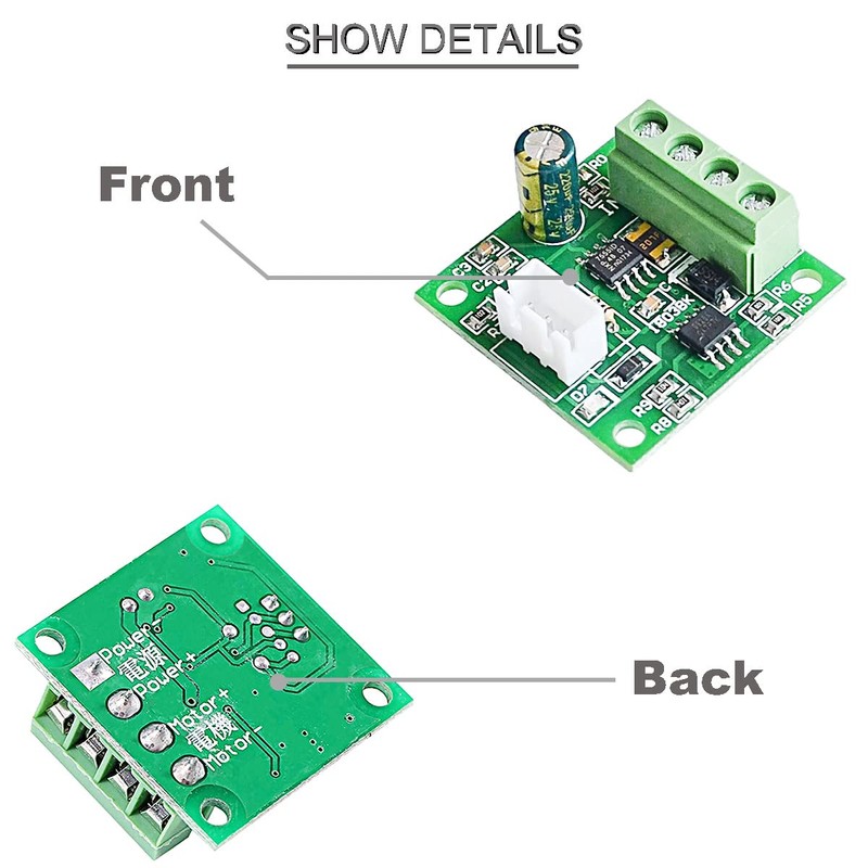 Youmile 4 pcs DC PWM Controller DC Motor Speed Controller