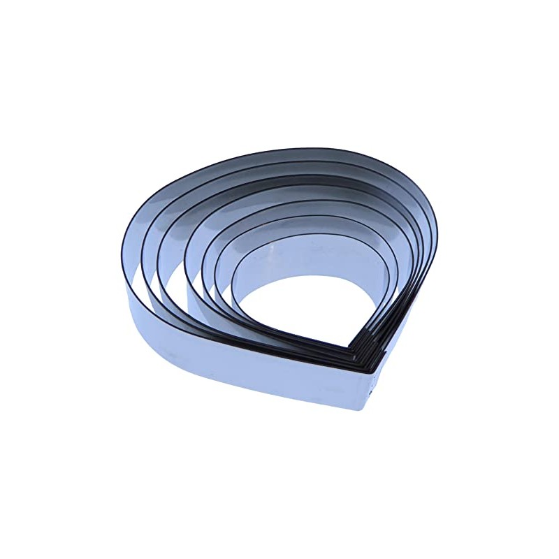 Ranunculus sugarcraft Cutter Set - Stainless Steel - Made in