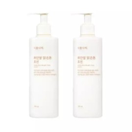 Plantalia 식물나라 뽀얀 쌀 맑은 톤 보습 로션 에멀젼 300mL X2 Plant Kingdom Porous Rice Clear Toner Moisturizing Lotion Emulsion 300mL X2